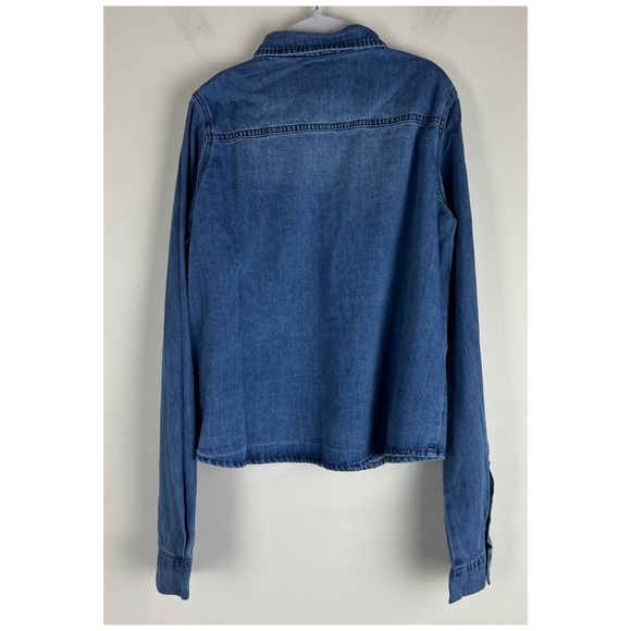 Joyfolie | Western Cowgirl Embroidered Denim Button Down Shirt | 12 - Picture 2 of 10